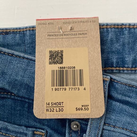 Levi’s 711 Skinny Jeans Women’s 32/30 Short NWT - Picture 5 of 9
